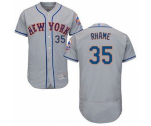 New York Mets Jacob Rhame Grey Road Flex Base Authentic Collection Baseball Player Jersey