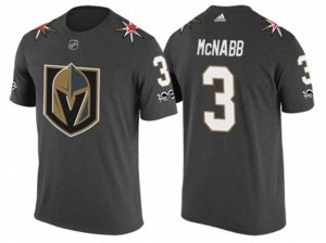 Vegas Golden Knights #3 Brayden McNabb Steel Gray 2017 Fresh Team Commemorative T-shirt
