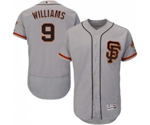 San Francisco Giants #9 Matt Williams Grey Alternate Flex Base Authentic Collection Baseball Jersey