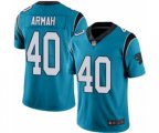 Carolina Panthers #40 Alex Armah Limited Blue Rush Vapor Untouchable Football Jersey