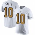 New Orleans Saints #10 Tre'Quan Smith White Rush Pride Name & Number T-Shirt