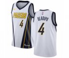 Indiana Pacers #4 Victor Oladipo White Swingman Jersey - Earned Edition