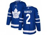Toronto Maple Leafs #2 Ron Hainsey Blue Home Authentic Stitched NHL Jersey