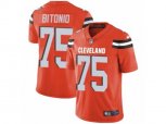 Cleveland Browns #75 Joel Bitonio Vapor Untouchable Limited Orange Alternate NFL Jersey