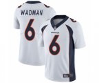 Denver Broncos #6 Colby Wadman White Vapor Untouchable Limited Player Football Jersey