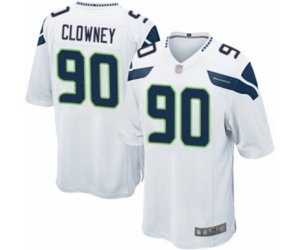 Seattle Seahawks #90 Jadeveon Clowney Game White Football Jersey
