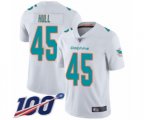 Miami Dolphins #45 Mike Hull White Vapor Untouchable Limited Player 100th Season Football Jersey