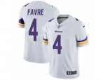 Minnesota Vikings #4 Brett Favre Vapor Untouchable Limited White NFL Jersey