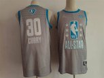 Jordan Golden State Warriors #30 Stephen Curry Grey 2022 NBA All-Star Swingman Basketball Jersey