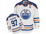 Edmonton Oilers #97 Connor McDavid Authentic White Away C Patch NHL Jersey