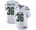 New York Jets #36 Doug Middleton White Vapor Untouchable Limited Player Football Jersey