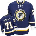St. Louis Blues #71 Vladimir Sobotka Premier Navy Blue Third NHL Jersey