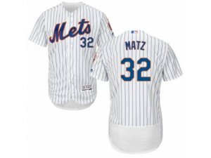 New York Mets #32 Steven Matz White Flexbase Authentic Collection MLB Jersey