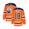 Edmonton Oilers #18 James Neal Authentic Orange Home Hockey Jersey