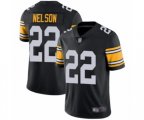 Pittsburgh Steelers #22 Steven Nelson Black Alternate Vapor Untouchable Limited Player Football Jersey