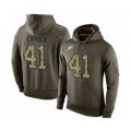 Philadelphia Eagles #41 Johnathan Cyprien Green Salute To Service Pullover Hoodie