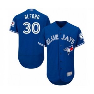 Toronto Blue Jays #30 Anthony Alford Blue Alternate Flex Base Authentic Collection Baseball Player Jersey