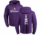 Minnesota Vikings #6 Matt Wile Purple Backer Pullover Hoodie