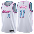 Miami Heat #11 Dion Waiters Swingman White NBA Jersey - City Edition