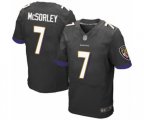 Baltimore Ravens #7 Trace McSorley Elite Black Alternate Football Jersey