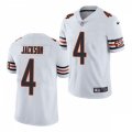 Chicago Bears #4 Eddie Jackson Nike White Vapor Limited Jersey