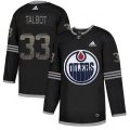 Edmonton Oilers #33 Cam Talbot Black Authentic Classic Stitched NHL Jersey