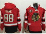 Chicago Blackhawks #88 Patrick Kane Red Name & Number Pullover NHL Hoodie