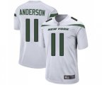 New York Jets #11 Robby Anderson Game White Football Jersey