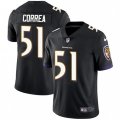 Baltimore Ravens #51 Kamalei Correa Black Alternate Vapor Untouchable Limited Player NFL Jersey