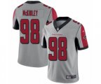 Atlanta Falcons #98 Takkarist McKinley Limited Silver Inverted Legend Football Jersey