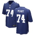 New York Giants #74 Matt Peart Nike Royal Team Color Vapor Untouchable Limited Jersey