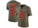 Kansas City Chiefs #2 Dustin Colquitt Limited Olive 2017 Salute to Service NFL Jersey