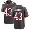 Tampa Bay Buccaneers #43 Ross Cockrell Nike Pewter Alternate Vapor Limited Jersey