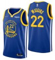 Golden State Warriors #22 Andrew Wiggins 2022 Royal 75th Anniversary Stitched Jersey