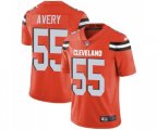 Cleveland Browns #55 Genard Avery Orange Alternate Vapor Untouchable Limited Player Football Jersey
