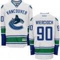 Vancouver Canucks #90 Patrick Wiercioch Authentic White Away NHL Jersey
