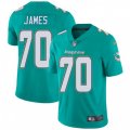 Miami Dolphins #70 Ja'Wuan James Aqua Green Team Color Vapor Untouchable Limited Player NFL Jersey