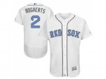 Boston Red Sox #2 Xander Bogaerts White Flexbase Authentic Collection Stitched Baseball Jersey