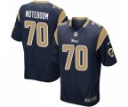 Los Angeles Rams #70 Joseph Noteboom Game Navy Blue Team Color Football Jersey