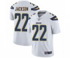 Los Angeles Chargers #22 Justin Jackson White Vapor Untouchable Limited Player Football Jersey