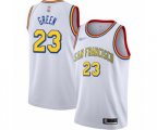 Golden State Warriors #23 Draymond Green Authentic White Hardwood Classics Basketball Jersey - San Francisco Classic Edition