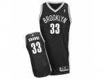 Brooklyn Nets #33 Allen Crabbe Authentic Black Road NBA Jersey