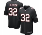 Atlanta Falcons #32 Qadree Ollison Game Black Alternate Football Jersey