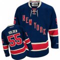 New York Rangers #55 Nick Holden Authentic Navy Blue Third NHL Jersey