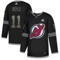 New Jersey Devils #11 Brian Boyle Black Authentic Classic Stitched NHL Jersey