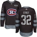 Montreal Canadiens #32 Mark Streit Premier Black 1917-2017 100th Anniversary NHL Jersey
