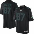 Green Bay Packers #87 Jordy Nelson Limited Black Impact NFL Jersey