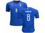 Italy #8 Florenzi Home Soccer Country Jersey
