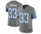 Detroit Lions #33 Kerryon Johnson Limited Steel Rush Vapor Untouchable Football Jersey