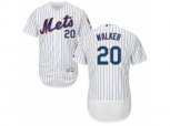 New York Mets #20 Neil Walker White Flexbase Authentic Collection MLB Jersey